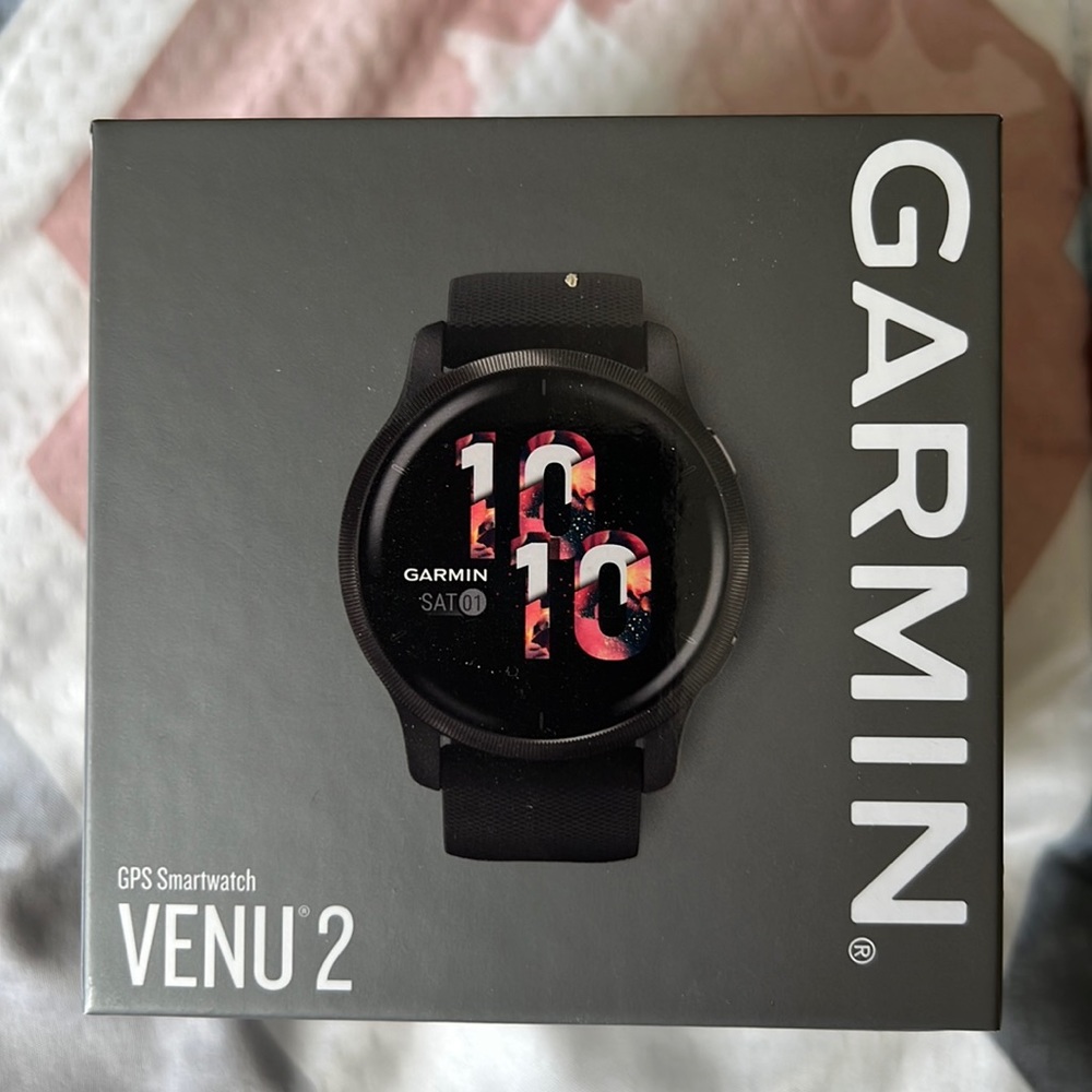 Garmin Venu 2 black silicone 45 mm